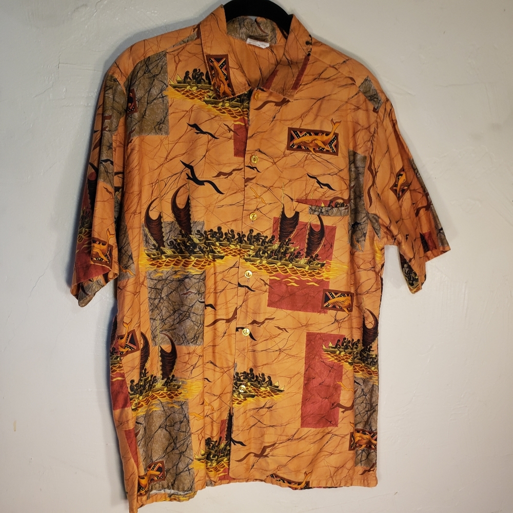 Barefoot in Paradise RN36979 Hawaiian size large.